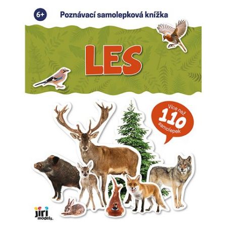 Poznávací samolepková knížka Les