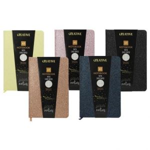 Blok A5 96 listů Glitter linka