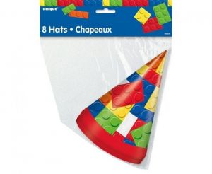 Párty čepička 18 cm 8 ks Stavebnice / kostky