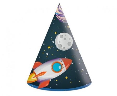 Párty čepička Rocket Space 6ks