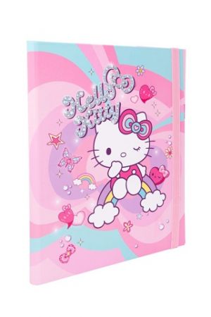 Desky na sešity A4 s širokou gumou - Hello Kitty vzor 1