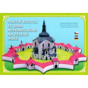 Vystřihovánky  poutní kostel sv. Jana Nepomuckého