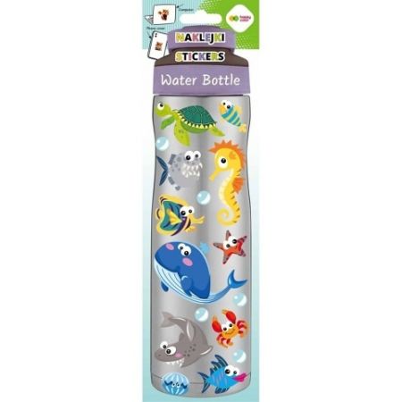 Samolepky WATER BOTTLE 83 x 286 mm - Ocean