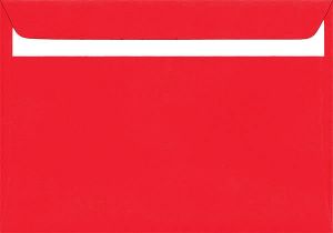 Obálka 110x220 DL 160g červená /20/