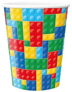 Papírový kelímek 0,25l Colorful Bricks