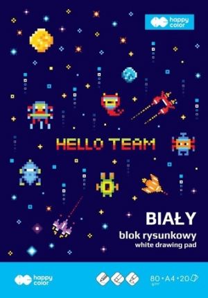 Blok na kreslení A4 PIXI 80g/m2 20 archů