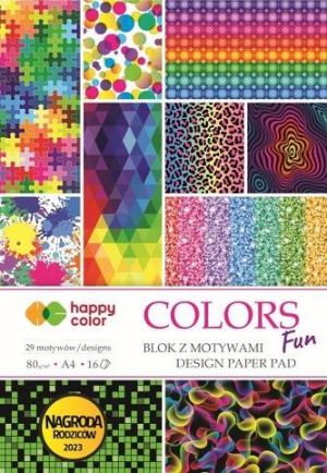 Blok A4 80g/m2 16 archů 29 motivů COLORS FUN