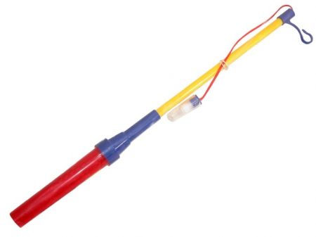 Hůlka k lampionu svítící 40cm na baterie v sáčku karneval