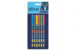Pero gelové 6ks Lilo a Stitch na kartě