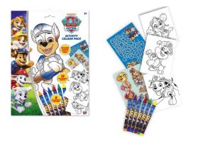 Kreativní sada Tlapková patrola/Paw patrol pracovní listy s barvami