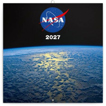 Kalendář nástěnný poznámkový NASA 2027, 30cm x 30cm, PGP-36334-V