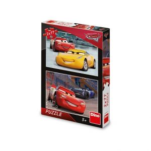 DINO Puzzle Cars 3: Závodníci 2x77 dílků
