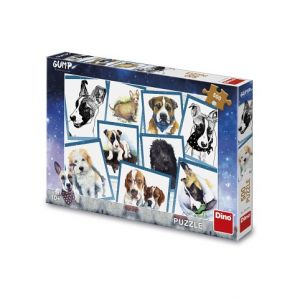 DINO Puzzle Pes Gump a kamarádi 500 dílků