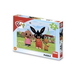 DINO Puzzle Bing na zmrzlině 24 dílků