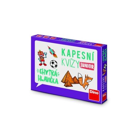 DINO Kapesní kvízy junior – Chytrá hlavička
