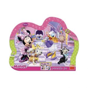 DINO Puzzle Minnie a mazlíčci 25 dílků deskové
