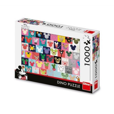 DINO Puzzle Mickey uši 1000 dílků