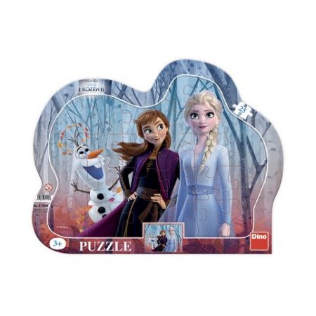 DINO Puzzle Frozen II s Olafem 25 dílků deskové