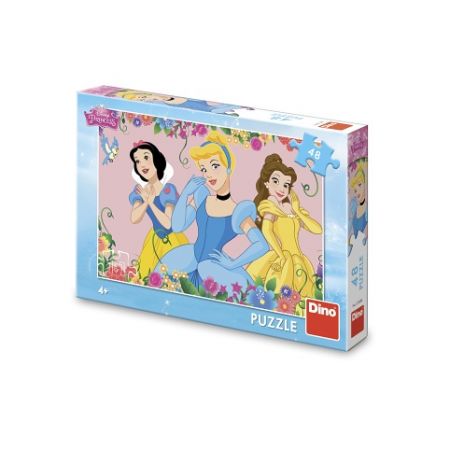 DINO Puzzle Rozkvetlé princezny 48 dílků