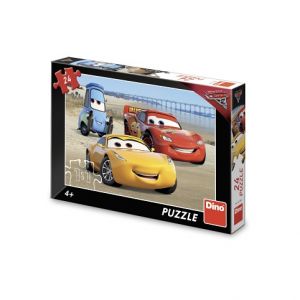 DINO Puzzle Cars 3: Na pláži 24 dílků