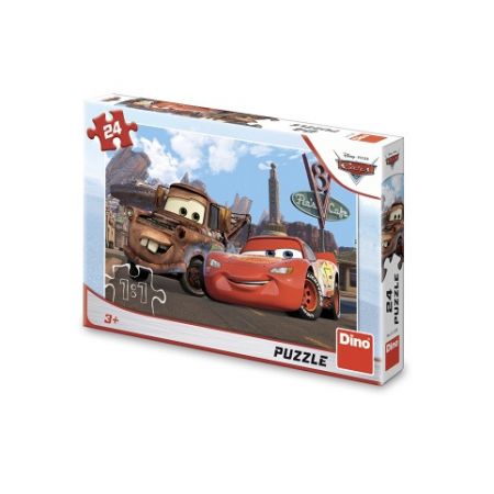 DINO Puzzle Cars ve městě 24 dílků