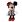 DINO Plyšák Minnie černo-bílé šaty 25 cm