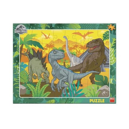 DINO Puzzle Jurský Svět 40 dílků deskové