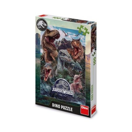 DINO Puzzle Jurský Svět 500 dílků