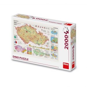 DINO Puzzle Mapy České republiky 2000 dílků