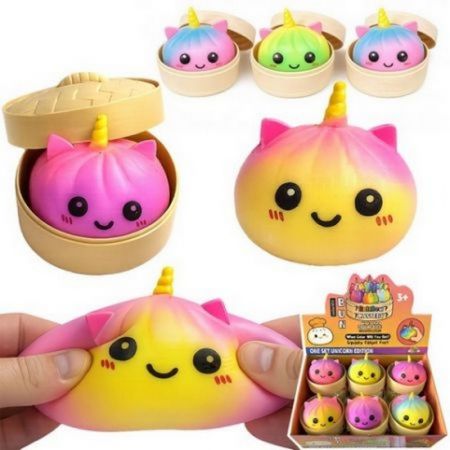 Squishy Dumpling mačkací antistresový knedlíček košíku