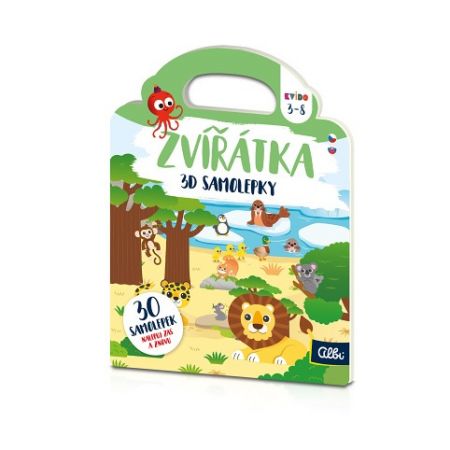 ALBI 3D samolepky: Zvířátka - Kvído