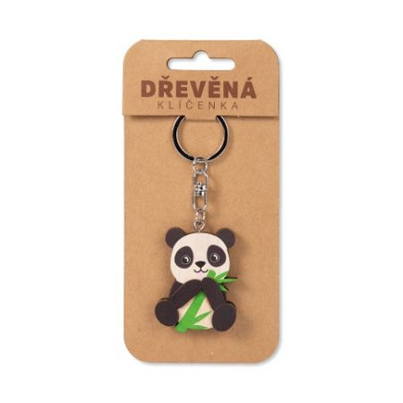 ALBI Dřevěná klíčenka - Panda