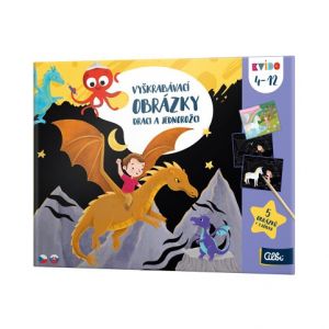 ALBI Vyškrabávací obrázky: Draci a jednorožci - Kvído