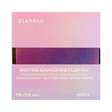 Poznámkový samolepící bloček75 krát 75 mm ombre Starpak