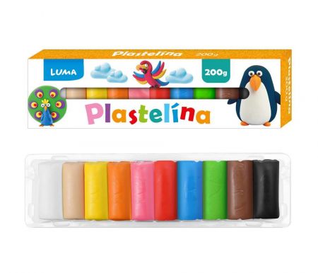 Plastelína LUMA 10 barev