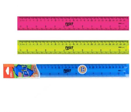 Pravítko ohebné mix 30cm