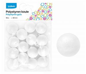 Polystyren koule 30mm 15ks