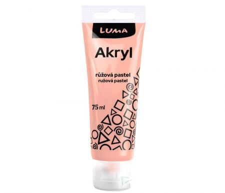 Barvy akrylové PASTEL růžová 75ml