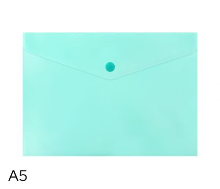 Obal spisový s klopou a drukem A5 pastel LUMA, zelený