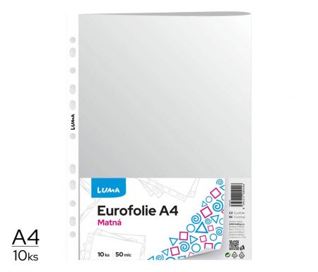 Eurofolie A4 - matná 10 ks LUMA