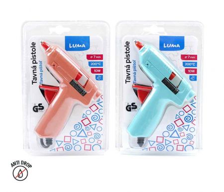 Pistole tavná 10W, pastel mix LUMA