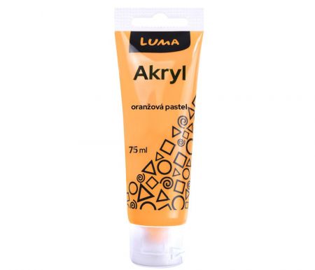 Barvy akrylové PASTEL oranžová 75ml