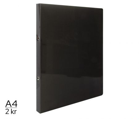 Pořadač LUMA A4 diagonální 2kroužkový kouřový