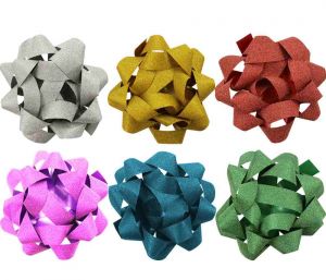 Rozeta 11cm glitr mix