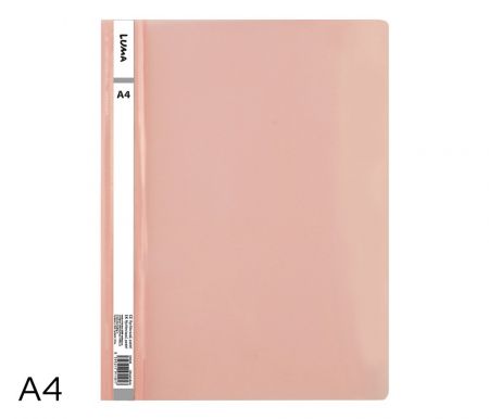 Rychlovazač A4 PP pastel LUMA, růžový