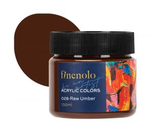 Barva akrylová 100ml, jantarová FINENOLO DELI EC17-RU