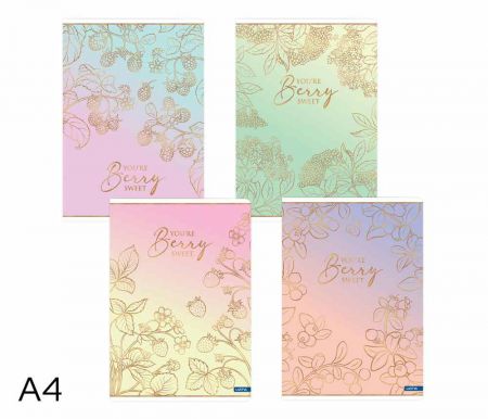 Sešit A4 linka 52l Berry mix