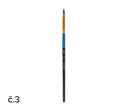Štětec syntetický kulatý č.  3 DELI EC408-3