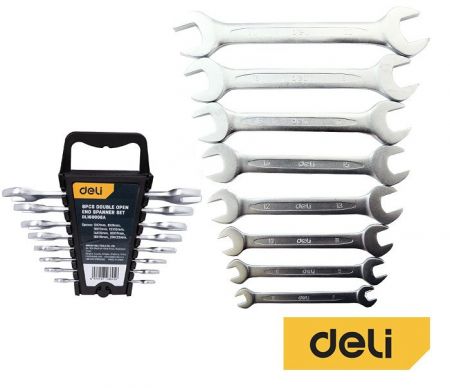 Klíče ploché sada 8ks DELI EDL160008A