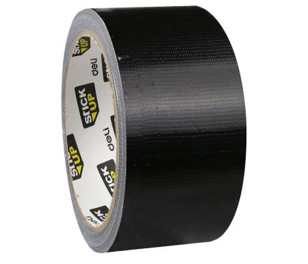 Lepící páska textilní 48mm x 20m černá DELI EA616